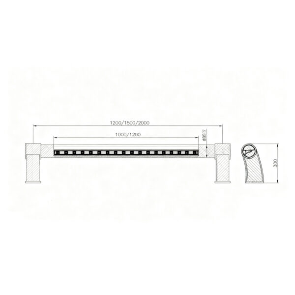LED Guardrail Light - Lánshān Series
