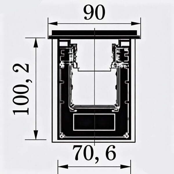 LED Ground Light - Foundation (Strip Ground Wall Washer) Series