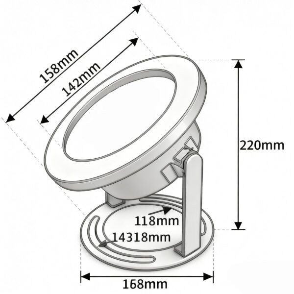 LED Underwater Light - Flowing Rainbow Series