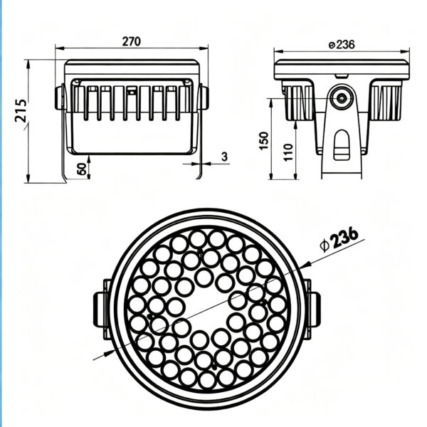 LED Floodlight - Jinmang (Narrow Beam) Series